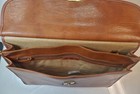 Allan Edward Brown Men's Briefcase Document Case Top Handle Push Lock — photo 5