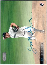 2021 Topps Stadium Club Joey Gerber Rookie On Card Autograph SCBA-JGE. rookie card picture