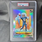 2024 Panini Donruss Drake Maye Patriots Downtown! #13 Oversized RC PSA 7