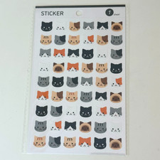 Daiso Cat Sticker Sheet