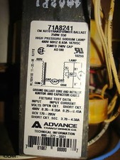 Advance High Pressu Ballast 250W 480V 60Hz Cat 71A8241