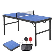 VEVOR Tavolo da Ping Pong Taglia Media Tavolo da Ping Pong da Interno con Rete