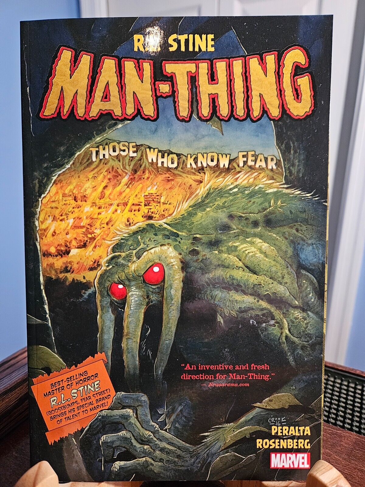 Man-Thing Those Who Know Fear Trade Paperback Marvel Comics 2017