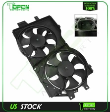 Radiator Condenser Cooling Fan Assembly For 1996-2000 Chrysler Town & Country
