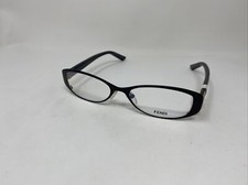 FENDI EYEWEAR F899 001 50/16/140 BLACK GOLD EYEGLASSES FRAME G92