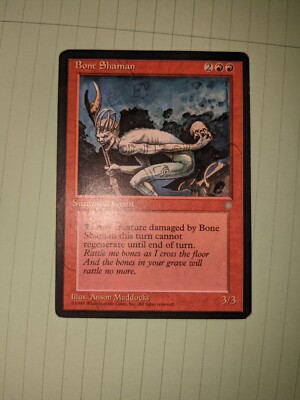 Bone Shaman  | Ice Age Magic the Gathering MTG MP