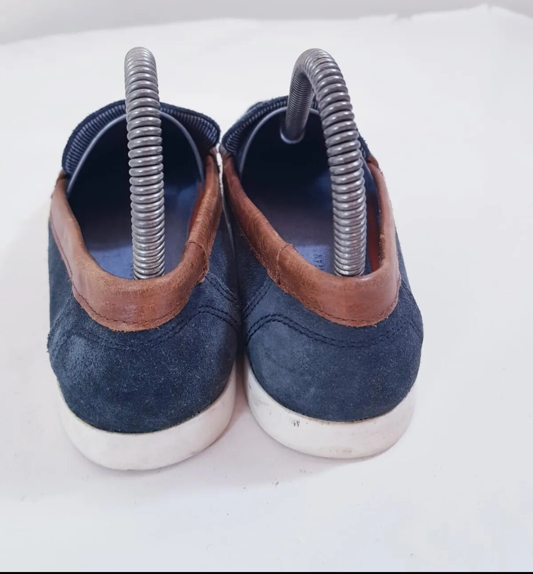 JASPER CONRAN Blue Suede Slip-on UK3 EU36 Women's