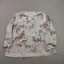 J Jill Shirt Womens Medium Petite Long Sleeve Outdoor Lightweight Crew Neck