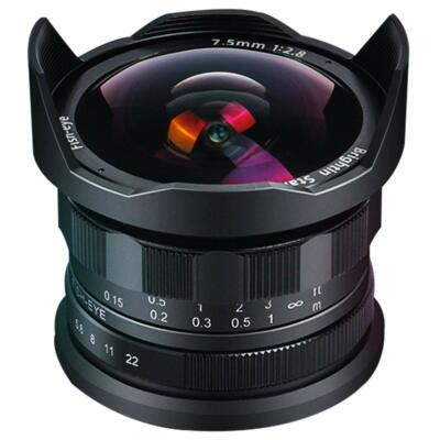 Brightin Star 7.5mm f/2.8 Pro II Ultra Wide Fisheye Lens for Sony E Mount Camera