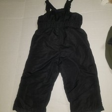 Health Tex Kids overall Snowpants 2T BLACK