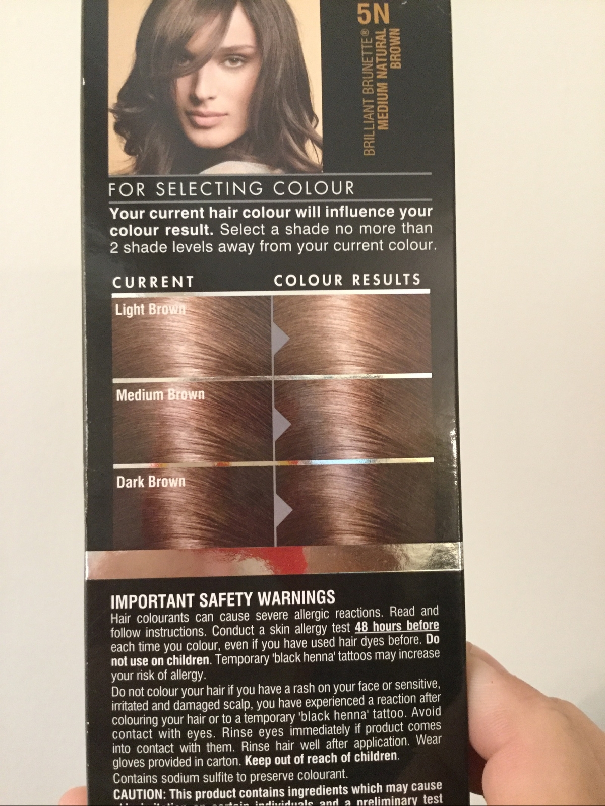 John Frieda Medium Natural Brown 5N Precision Foam Hair Color  Dye