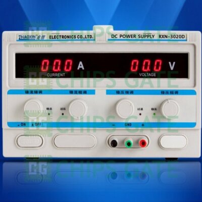 ZHIAOXIN dcpowersupplyパワーサプライ RXN-3010D Linear Triple DC Power Supply RXN-3010D-II (2x, 0-30V, 0-10A