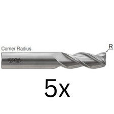 E5G97922 5/16DIA(.010RAD)x1-1/4LOC ALU-POWER HPC 3FL ENDMILL 37° UNCOATED (5Pc)