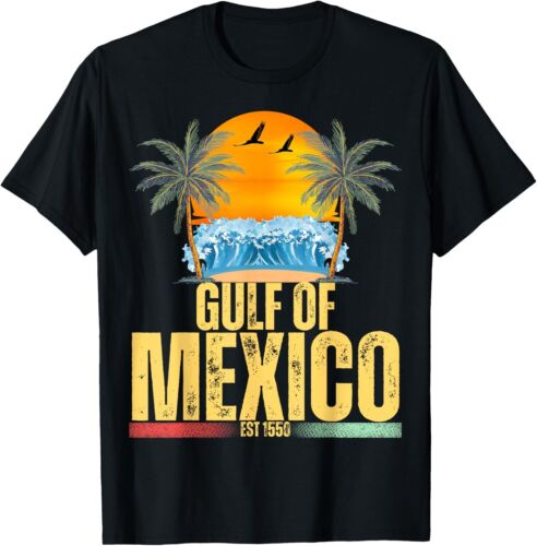 Gulf of Mexico EST 1550 Vintage Beach Women Gulf of Mexico T-Shirt unisex Shirt