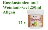 12 X Rosskastanien Und Weinlaub-Gel 250Ml AllgäU