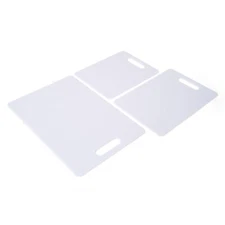 Farberware 5190590 Plastic Cutting Board Set, Dishwasher- Safe Poly Chopping ...