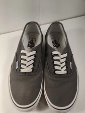 Vans Shoes Mens 8.5 Womens 10 Off The Wall Casual Lace Up Sneakers 721356 Grey
