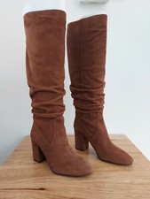 COACH Graham Suede Slouch Heel Fashion 