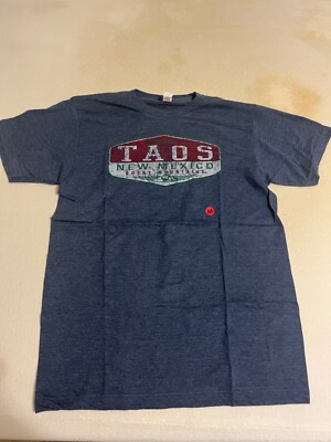 New Taos New Mexico Rocky Mountains Blue T Shirt 100% Cotton