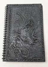 3D Evil Dragon 6x 9 inch Notebook Journals Notepads Diary Stone Cover Heavy 2