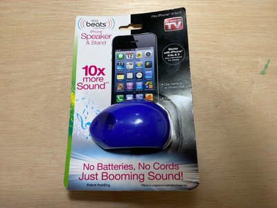 Egg Beats I-Phone Speaker \u0026 Stand (Blue 