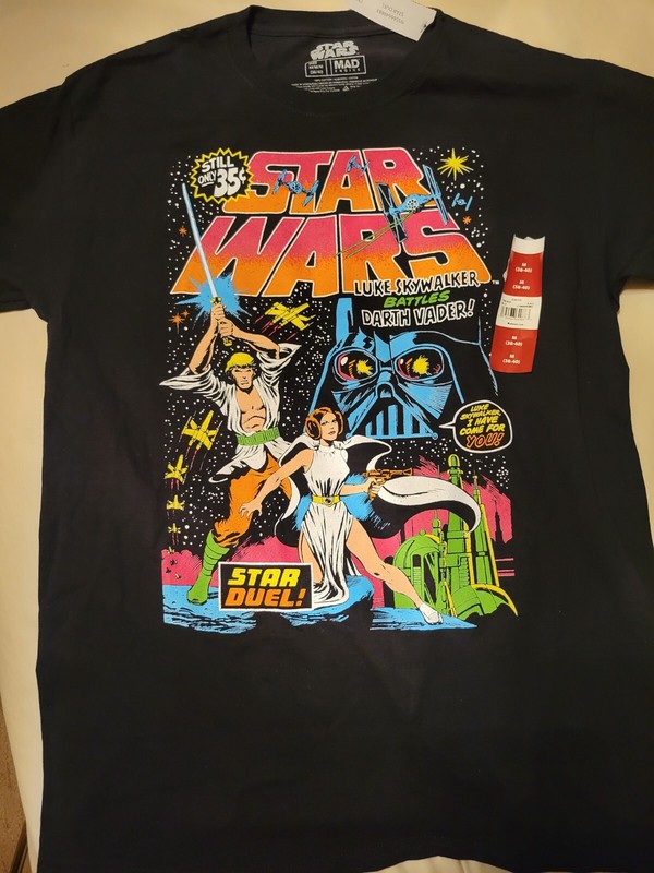 New Star Wars T Shirt M 38-40 Star Duel