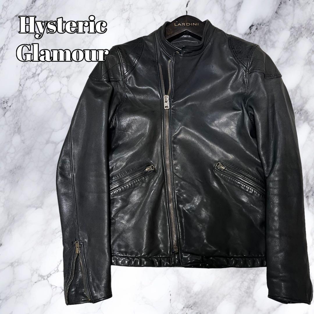 Hysteric Glamor Single Rider'S Jacket Leather Genuine Goat Hysteric Glamor Single Rider'S Jacket Leather Genuine Goat