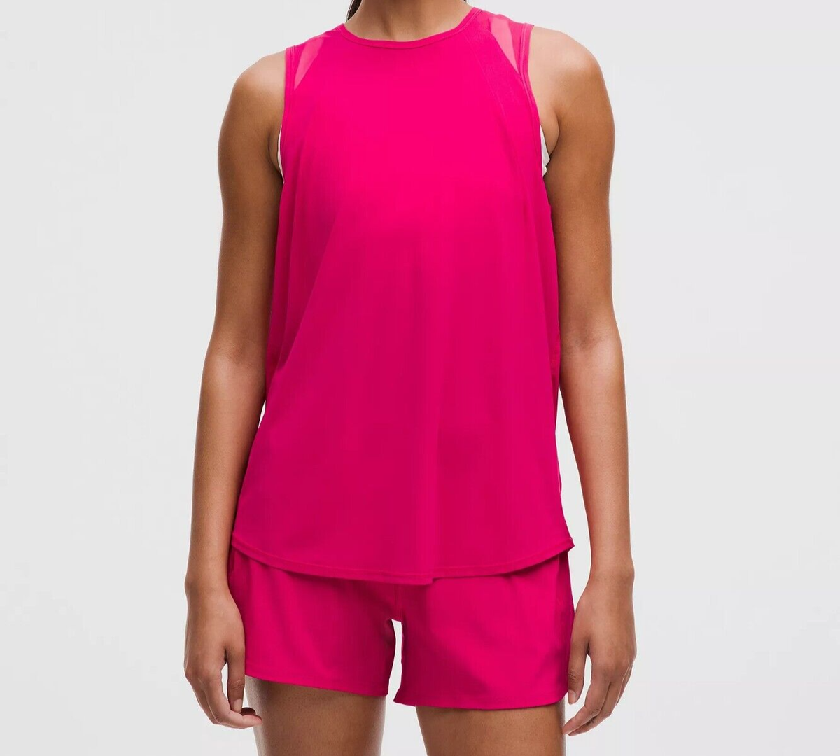 NEW Women Lululemon Sculpt Tank Top Pleated Passionate Size 8 & 10