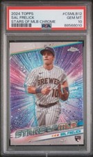 2024 Topps Sal Frelick PSA 10 GEM ROOKIE RC CHROME Stars of the MLB #CSMLB12