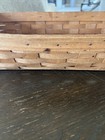 Longaberger Woven Rectangle Low Basket Signed 1991 Handwoven — photo 7
