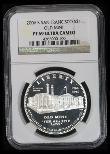 2006-S Proof Commemorative Silver Dollar - SF Mint- NGC PF-69 DCam     TQ3005/RH