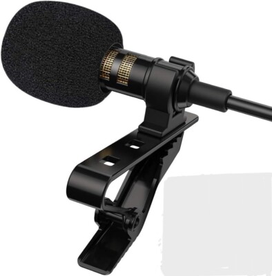 Pop Voice FBA-LLMB Professional Lavalier Lapel Microphone Omnidirectional Con...