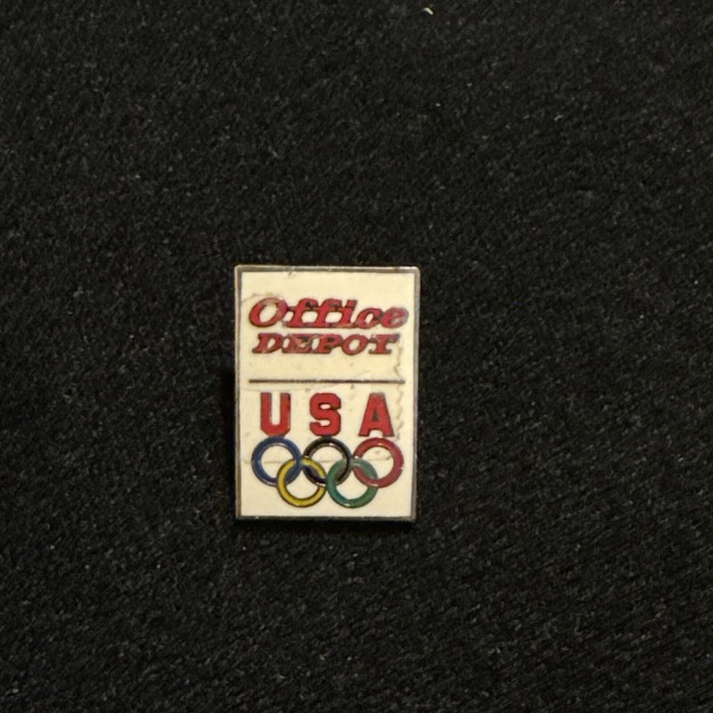 Office Depot USA Olympic Games Advertising Lapel / Hat Pin