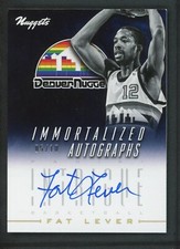 2013-14 FAT LEVER 05/10 AUTO PANNI INTRIGUE IMMORTALIZED AUTOGRAPHS