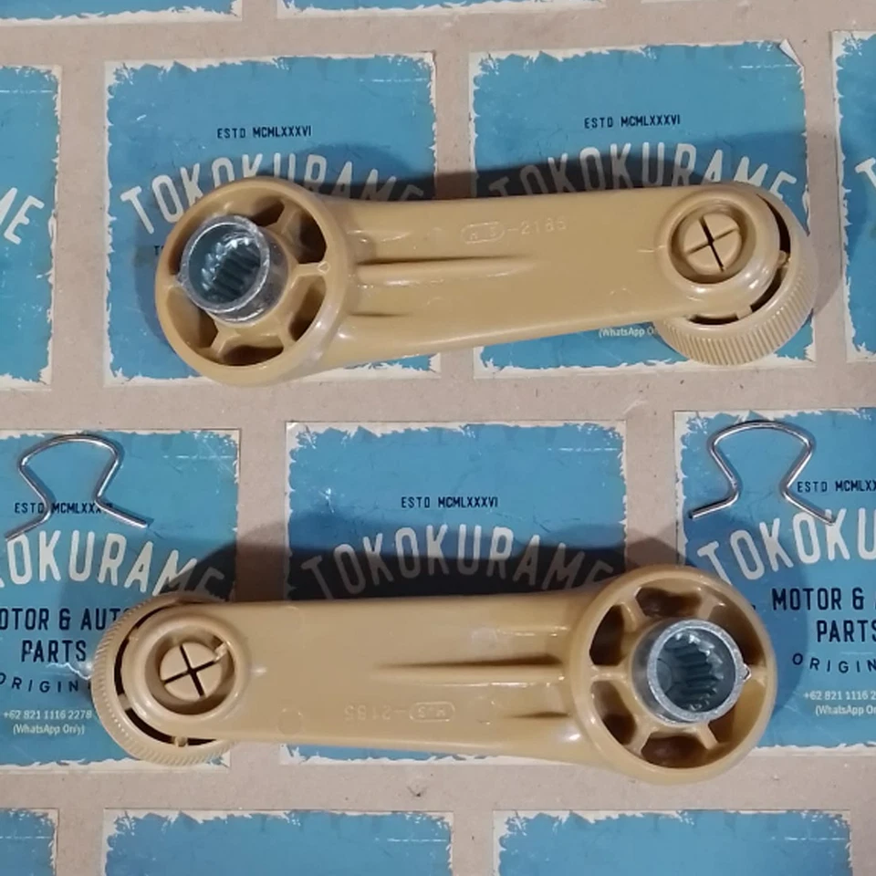 Manivela de ventana con manivela de puerta marrón para camioneta Toyota Hilux RN20 RN25 RN30 RN50 RN55 Foto 2 de 4