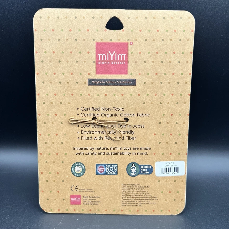 miYim просто органический вязаный зубочистка ребенка погремушка ягненка овцы новый - Изображение 2 из 3