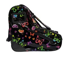 Butterfly Quad Roller Skates Bag,Black