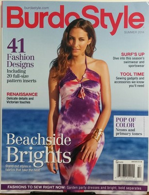 Burda Style Summer 2014 41 Fashion Designs Beachside Brights FREE SHIPPING sb