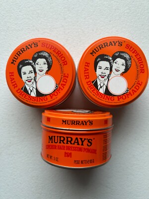 LOT 3:  Murray's Superior Hair Dressing  Pomade 3 oz