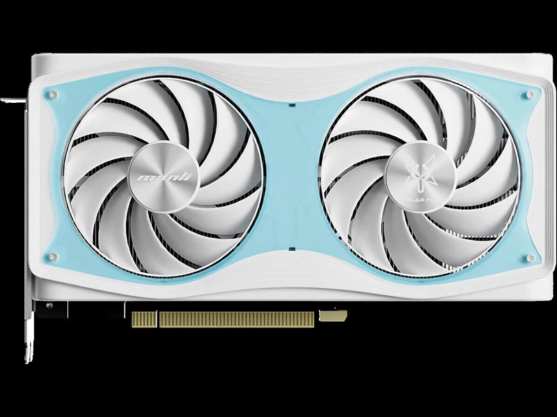 Manli GeForce RTX 5060 Polar Fox OC 8GB GDDR7 Graphics card 2K/ 4K Gaming DLSS 4 - Image 2 of 4