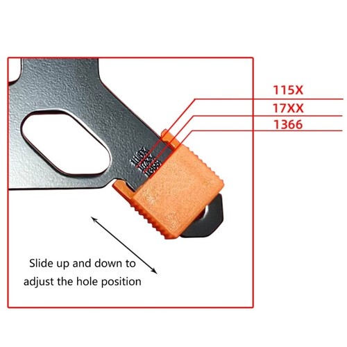 Motherboard Backplate 1700X/115X CPU Heat sink Radiators Base Heatsink Mounting - Afbeelding 2 van 9