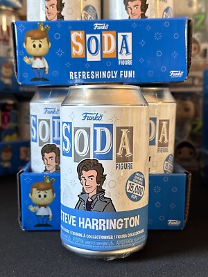 NEW FUNKO VINYL SODA! STEVE HARRINGTON 15K SEALED STRANGER THINGS *SHIPS NOW*!!