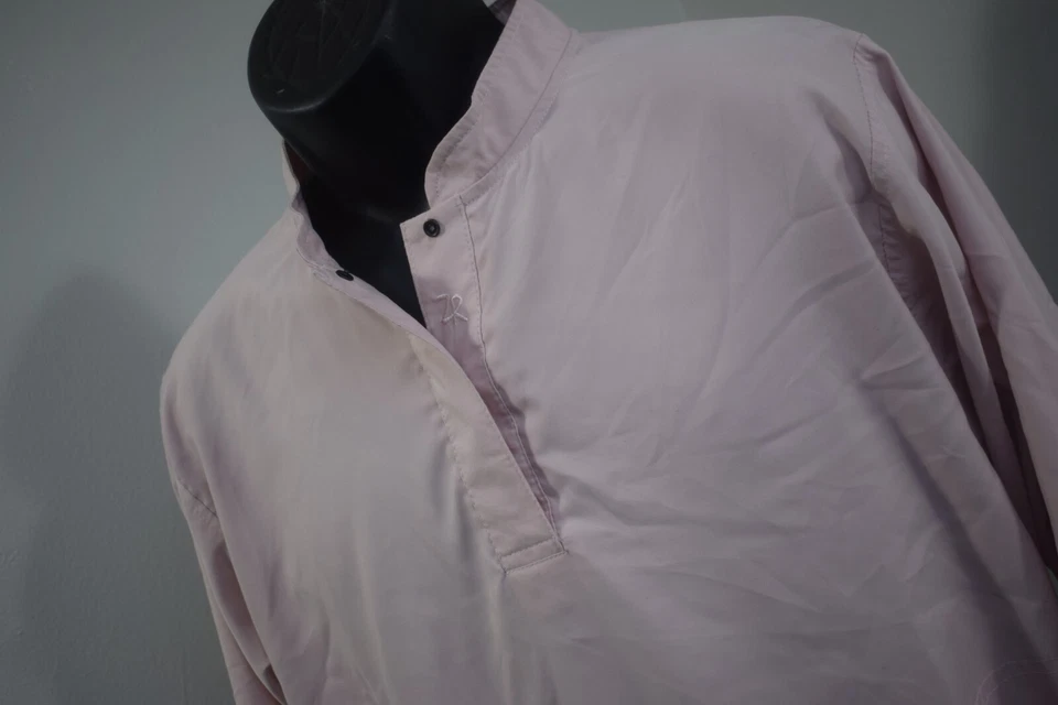 Chaqueta de golf de microfibra Zero Restriction cuello a presión pulóver rosa para mujer mediana Foto 3 de 4