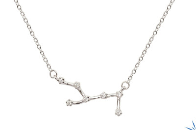 Virgo Zodiac Elegant Gift - Give Her Her Stars! Stunning Moissanite Necklace-NIB