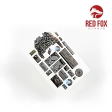 Red Fox Studio 1/35 Junkers Ju-87 G1/G2 Stuka Instrument Panel for Border Model