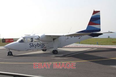 FOTO FLUGZEUG G-BUBN BRITTEN -NORMAN BN2B-26 ISLANDER ISLES OF SCILLY SKYBUS