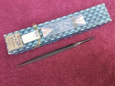 Vintage GROBET 3 Square Triangular 6" No.0 Swiss File