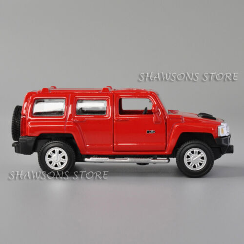 1:43 Scale Diecast Metal Model Hummer H3 SUV Miniature Replica Pull Back Toy Car - Picture 3 of 9