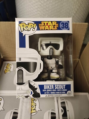 Funko Pop Star Wars Biker Scout #38 Vinyl Figure | eBay