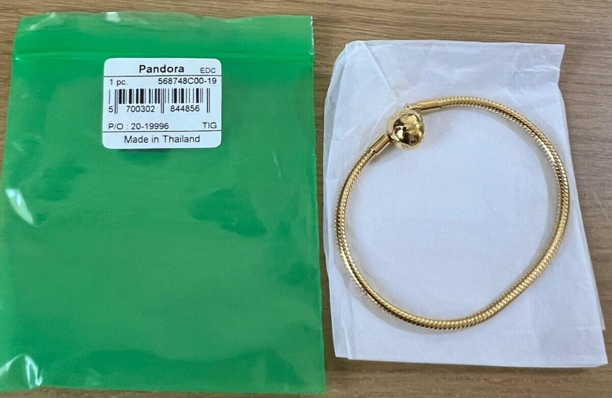 Pandora Moments Snake Chain Bracelet 568748C00-19 UK